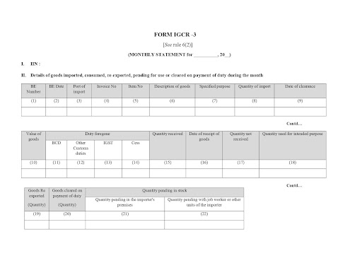 Import of Goods at Concessional Rate of Duty | Apply for IGCR in 2026 7 Image displaying form IGCR 3 rules