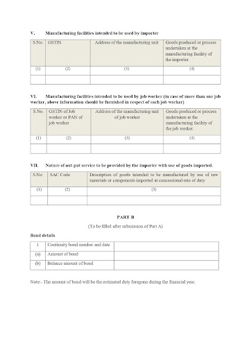 Import of Goods at Concessional Rate of Duty | Apply for IGCR in 2026 5 Image displaying form IGCR 1 rules