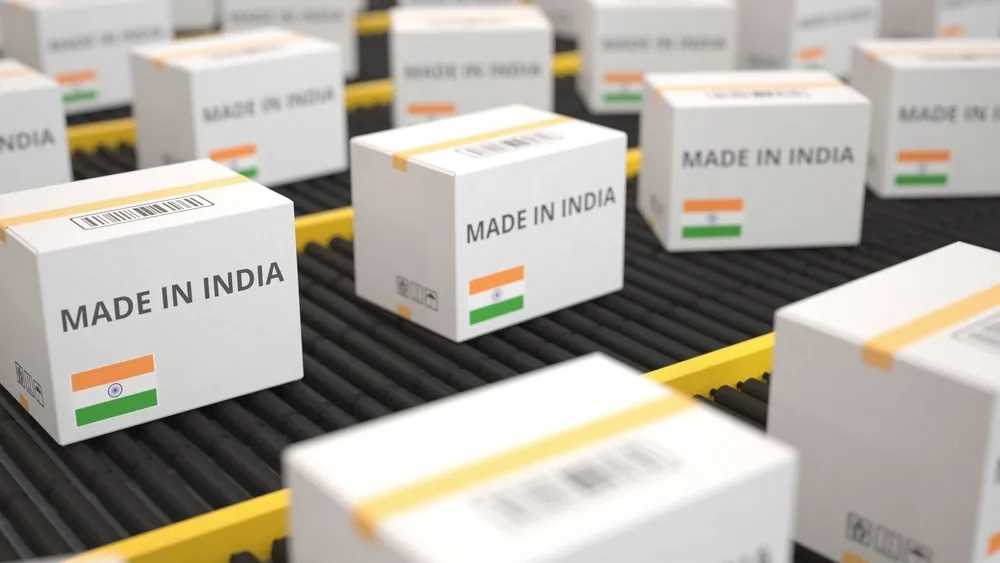 Apply CPCB EPR Plastic Waste Registration FAST in 2026 7 Made,In,India,Text,On,White,Cartons,Moving,Along,The