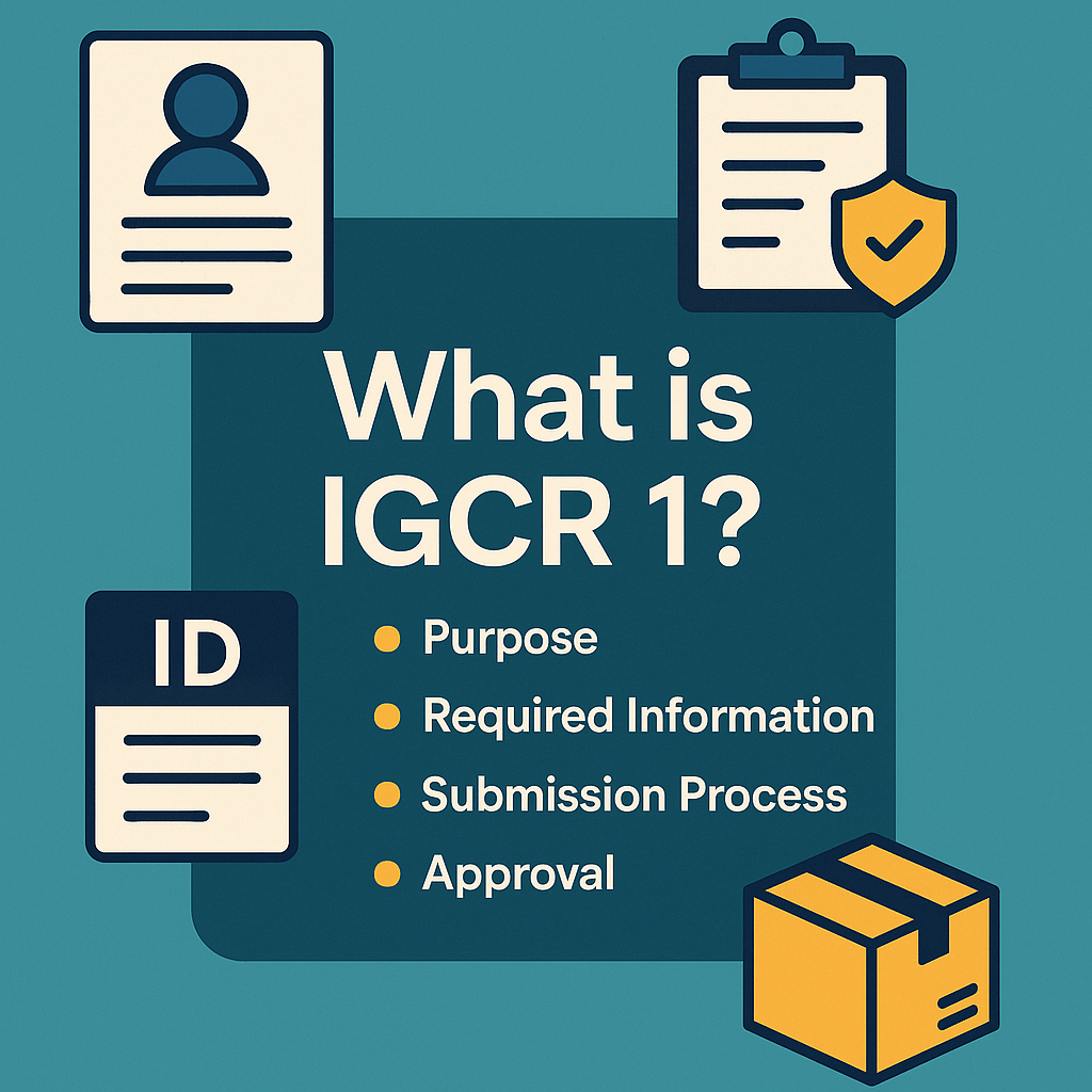 What is IGCR 1? 3 What is IGCR 1?