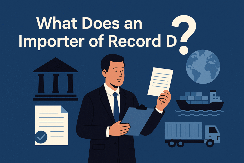What does an Importer on Record do? 10 What does an IOR do