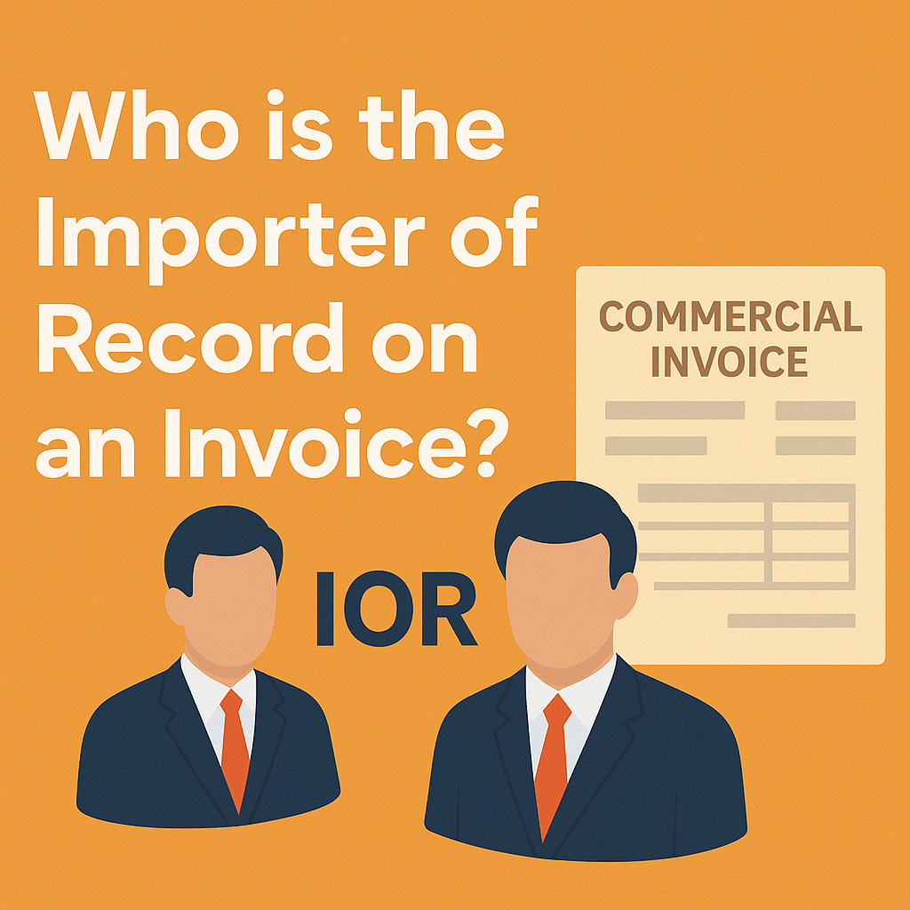 Who is the importer of record on an invoice? 4 who is ior on invoice