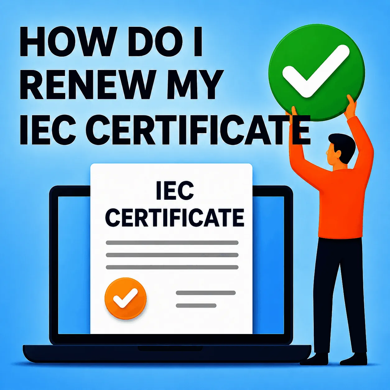 how to renew iec certificate