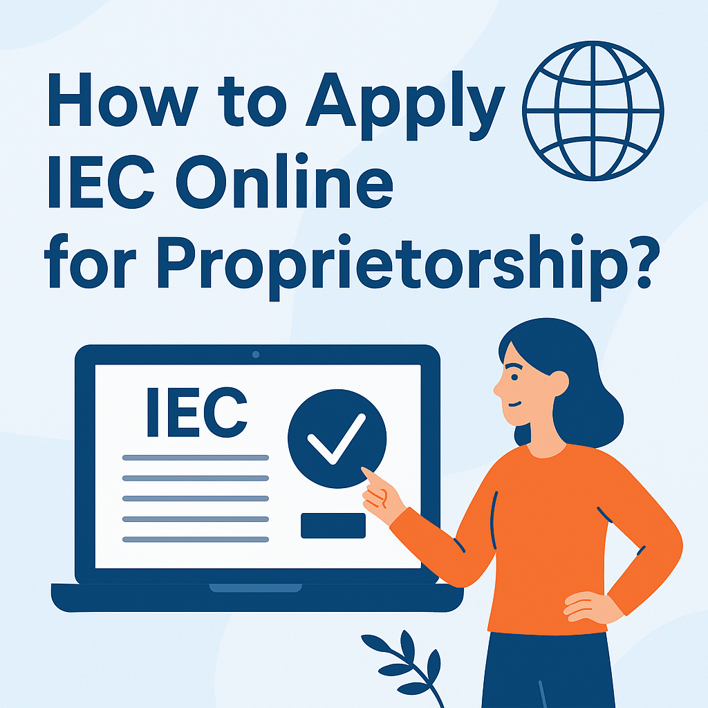How to apply IEC online for proprietorship? 1 IEC for proprietorship