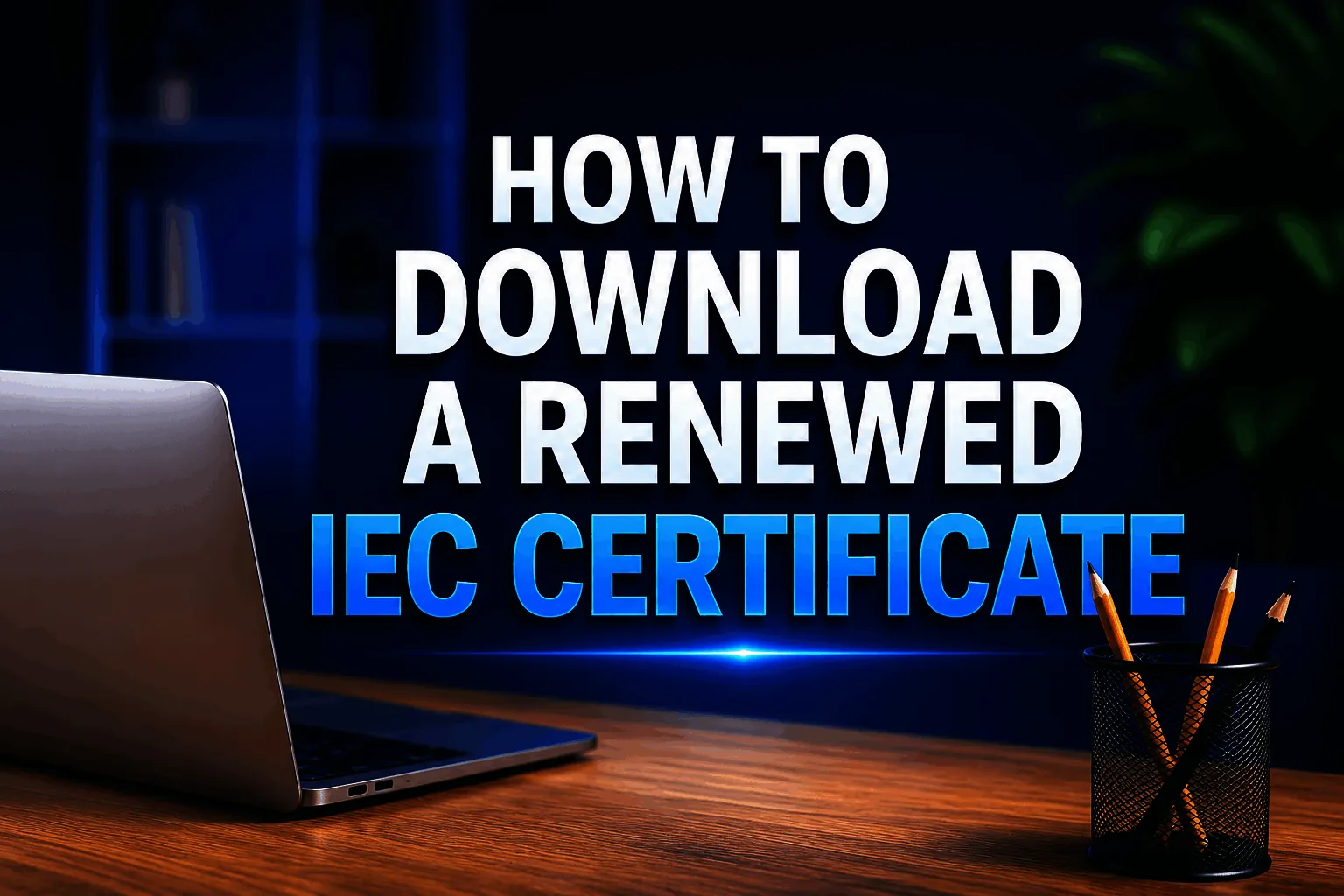 How to download a renewed IEC