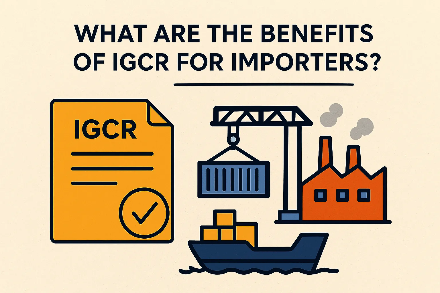 What are the benefits of IGCR for importers