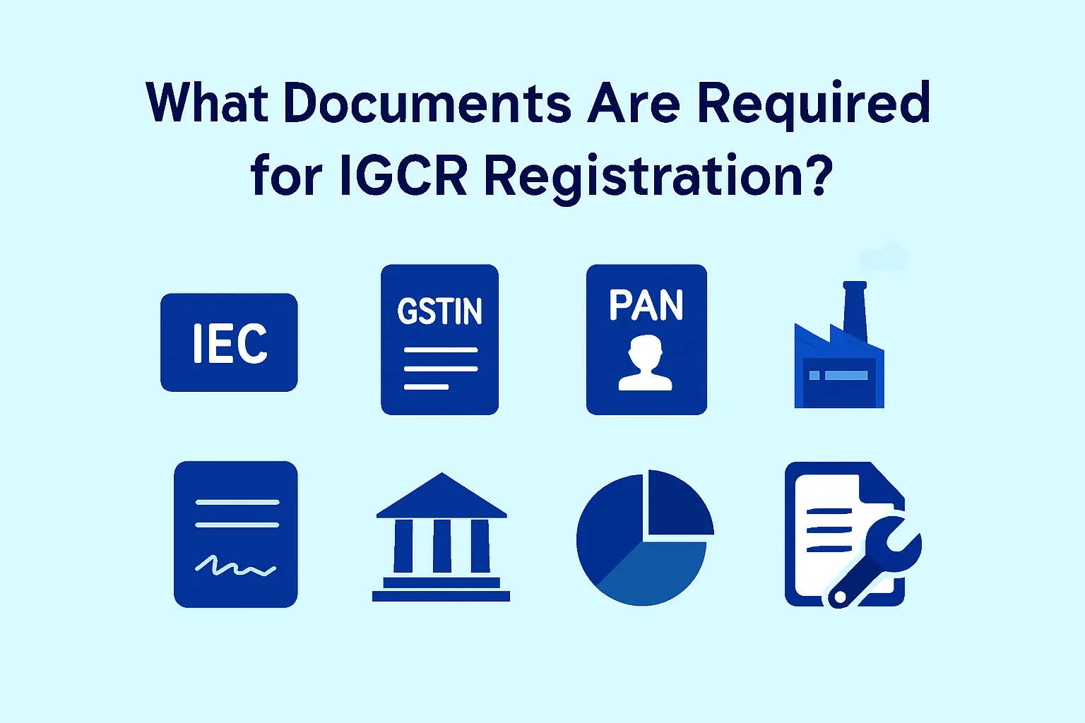 what documents are needed for igcr reg