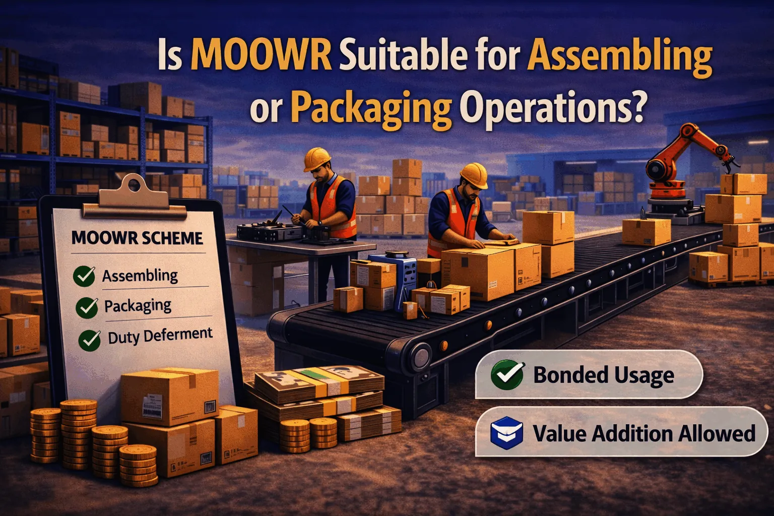 Is MOOWR suitable for packaging operations