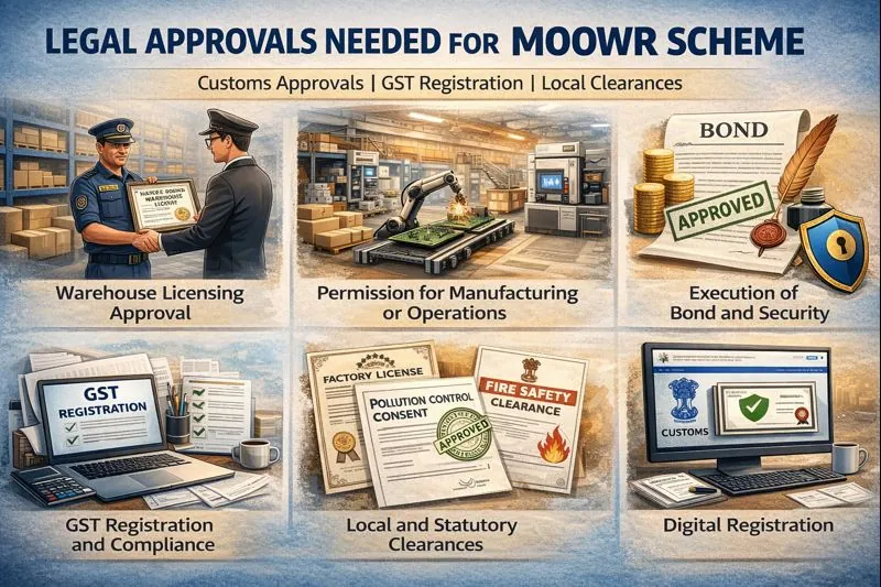 what are the legal approvals needed for MOOWR scheme