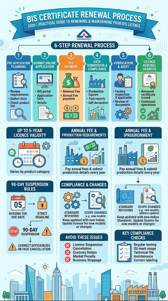 BIS Certificate Renewal Process: 6 Easy Steps for 2026 1 BIS Certificate Renewal Process overview