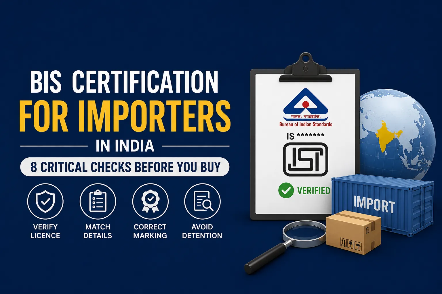 Export Import Tools 30 BIS Certification for Importers in India