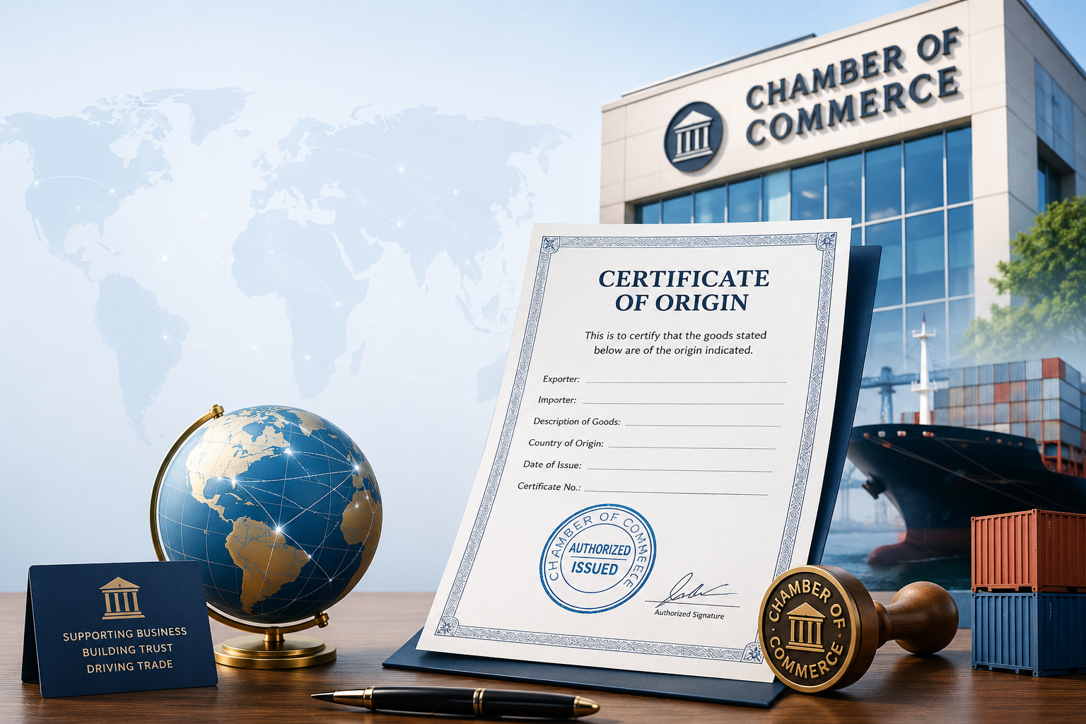 Certificate of Origin Chamber of Commerce