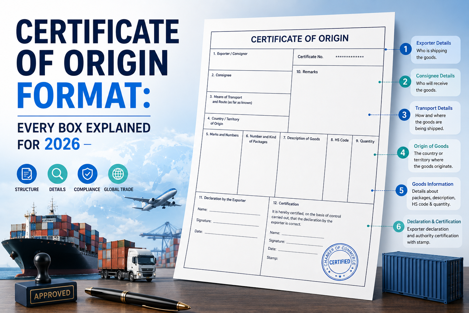 Certificate of Origin Format