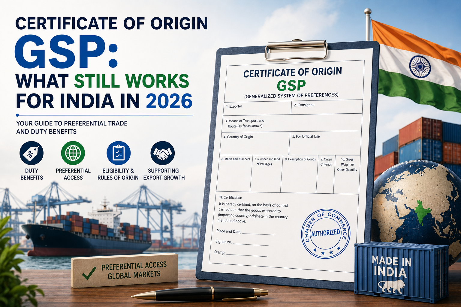 Certificate of Origin GSP