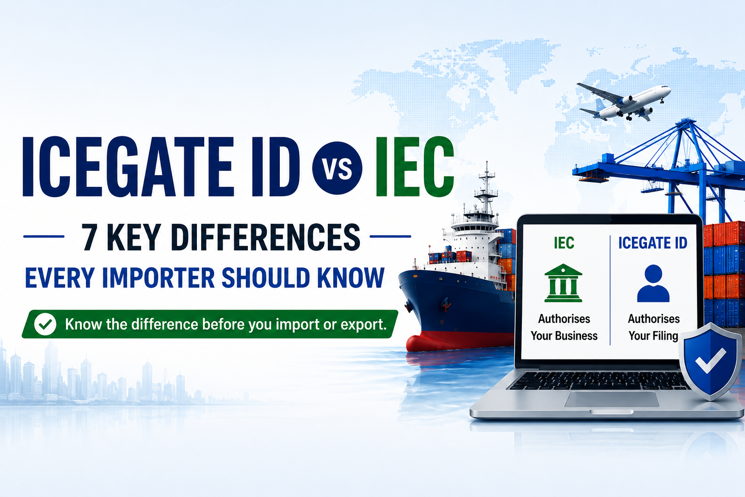 ICEGATE ID vs IEC