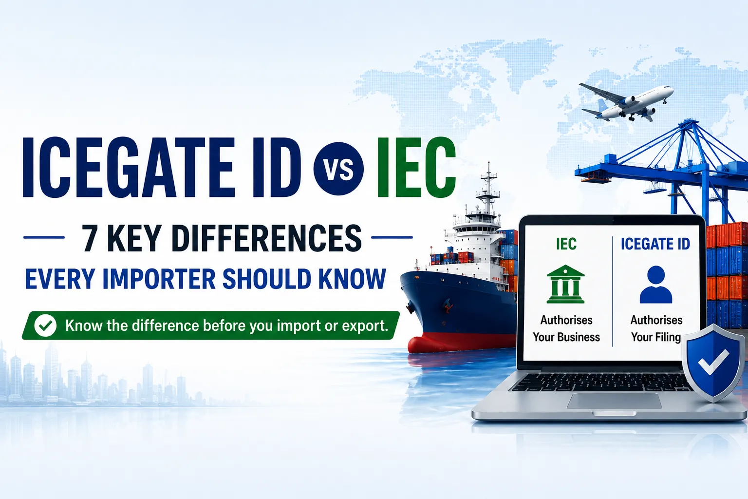 ICEGATE ID vs IEC
