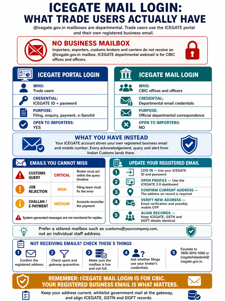 ICEGATE Mail Login Overview